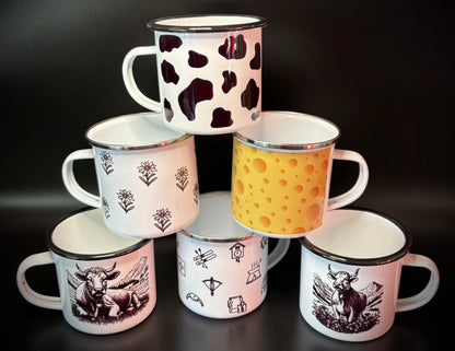 Tasses en métal