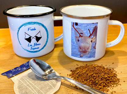 Tasses en métal