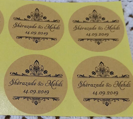 Etiquettes autocollantes
