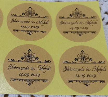Etiquettes autocollantes