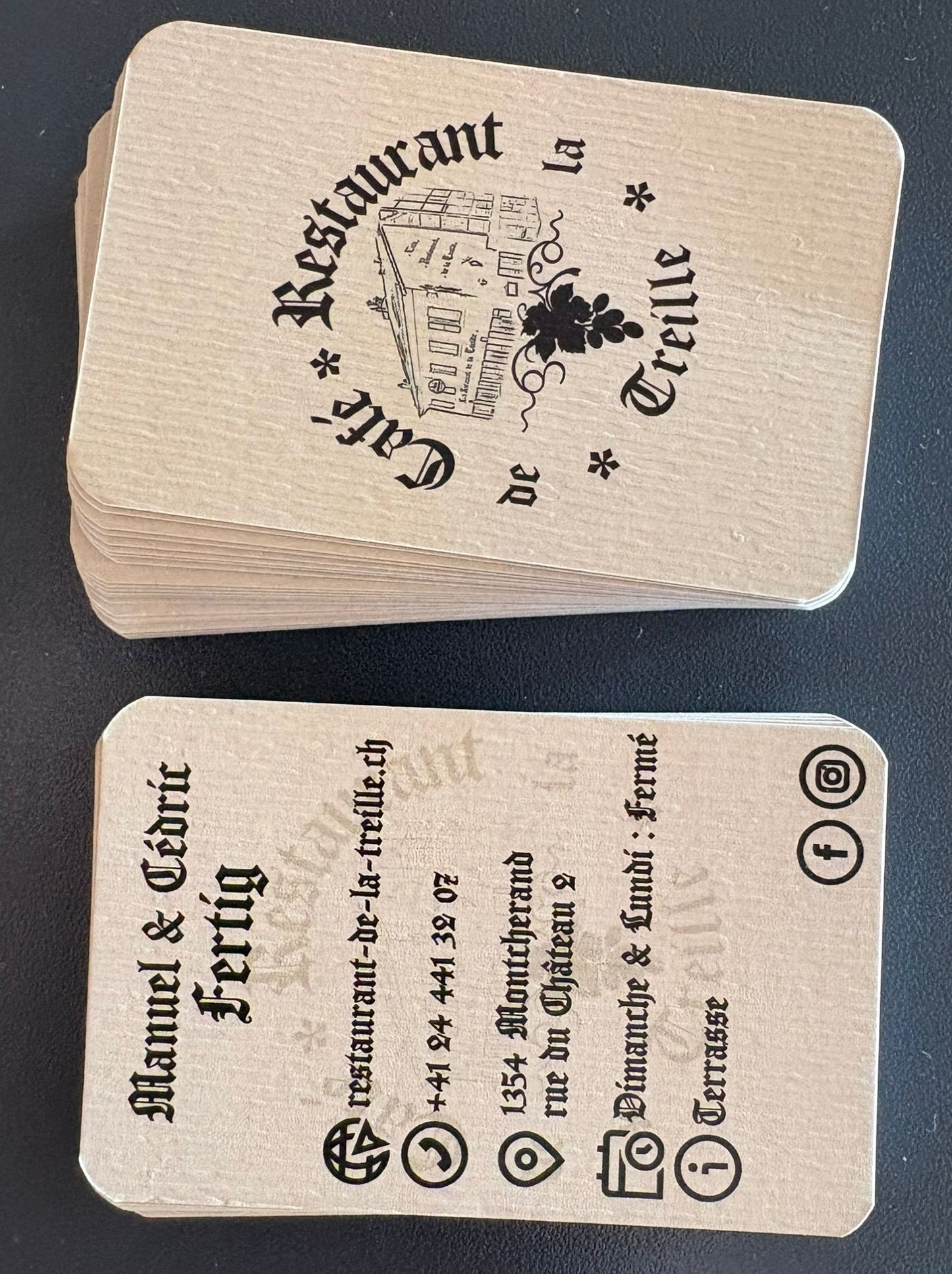 Cartes de visite