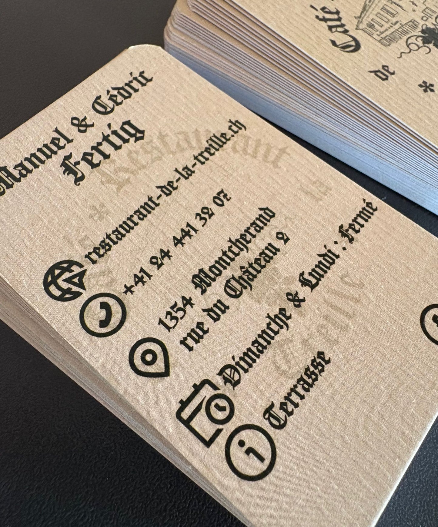 Cartes de visite